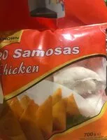 Amount of sugar in Samosas chicken