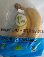 Sokerin määrä sisällä Bananes