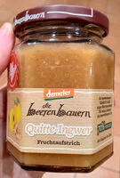 Количество сахара в Quitte-Ingwer Fruchtaufstrich