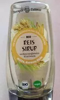 Zuckermenge drin Reis Sirup