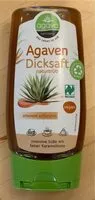Количество сахара в Agaven Dicksaft naturtrüb