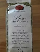 Sokerin määrä sisällä Kräuter der Provence