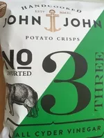 Suhkru kogus sees Potato crisps aspall cyder vinegar