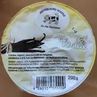 Quantité de sucre dans Joghurt Vanille