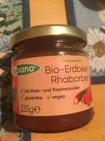 Zuckermenge drin Bio-Erdbeer-Rhabarber Fruchtaufstrich
