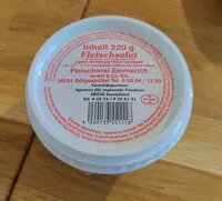 入っている砂糖の量 Fleischsalat