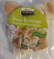 Zuckermenge drin Pizza-Brötchen