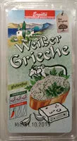 चीनी की मात्रा Weißer Grieche