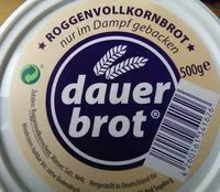 Zucker und Nährstoffe drin Dauerbrot