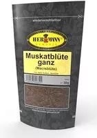 Zuckermenge drin Muskatblüte ganz (Macisblüte) Für helle Soßen, Gemüse