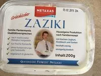 Zucker und Nährstoffe drin Metaxas