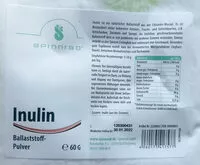 Zuckermenge drin Inulin