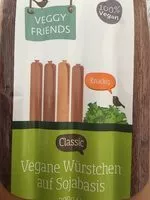 Sucre et nutriments contenus dans Veggy friends