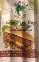 Quantité de sucre dans Vegane Hot Dogs , Rauch