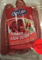 Cantidad de azúcar en Jumbo Sade Sosis