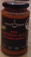 Sokerin määrä sisällä Rotes Linsen-Dal mit Ingwer und Kurkuma