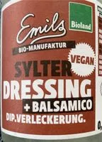 Quantité de sucre dans Sylter Dressing + Balsamico