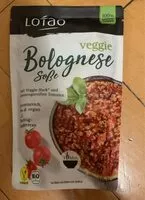 Zuckermenge drin Veggie bolognese