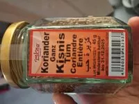 İçindeki şeker miktarı Koriander