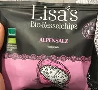 Zuckermenge drin Lisa's Bio-kesselchips Alpensaltz