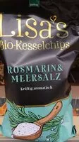 Quantité de sucre dans Lisas Bio-Kessechips Rosmarin & Meersalz