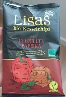 Zuckermenge drin Lisas Bio-Kesselchips Typ gegrillte Paprika