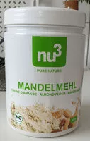 入っている砂糖の量 Farine d'amande