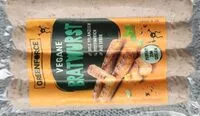 Sokerin määrä sisällä Vegane Bratwurst