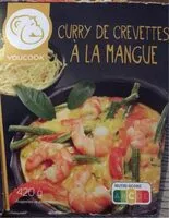 Amount of sugar in Curry de crevettes à la mangue