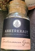 Jumlah gula yang masuk Tomatensaucen Gewürz