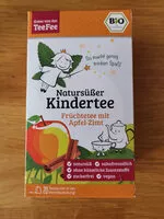 Zucker und Nährstoffe drin Teefee