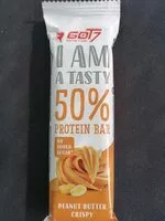 İçindeki şeker miktarı I am a tasty 50% protein bar - Peanut Butter Crispy