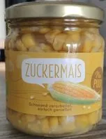 入っている砂糖の量 Zuckermais