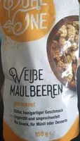 入っている砂糖の量 Weiße Maulbeeren getrocknet