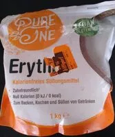 入っている砂糖の量 Erythrit