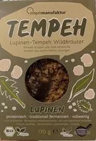 Sokerin määrä sisällä Lupinen-Tempeh wildkräuter