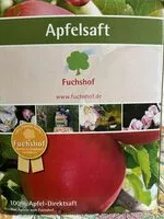 Zuckermenge drin Apfelsaft Fuchshof