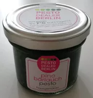 Zucker und Nährstoffe drin Pesto dealer berlin