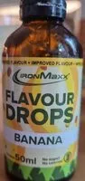 चीनी की मात्रा Ironmaxx Flavour Drops 50ML Banane