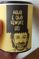 İçindeki şeker miktarı Aglio e Olio Gewürz