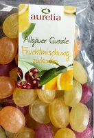 İçindeki şeker miktarı Allgäuer Guazle Fruchtmischung zuckerfrei