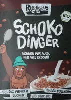 Sokerin määrä sisällä Schoko Dinger