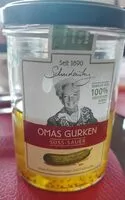 Zuckermenge drin Omas Gurken