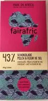 入っている砂糖の量 Chocolat lait & fleur de sel