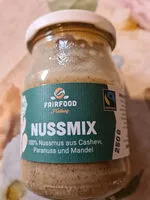 Zuckermenge drin Nussmix