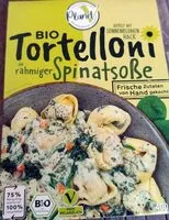 चीनी की मात्रा Bio Tortelloni in Spinatsoße
