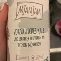 Zuckermenge drin vorzügliches Kalb und leckerer Truthahn an feinen Möhrchen