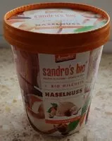 Zuckermenge drin Sandro's Bio Milcheis Haselnuss