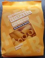 İçindeki şeker miktarı Reispasta Rigatoni Nudeln