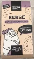 Zuckermenge drin Kekse mit Schokostückchen
